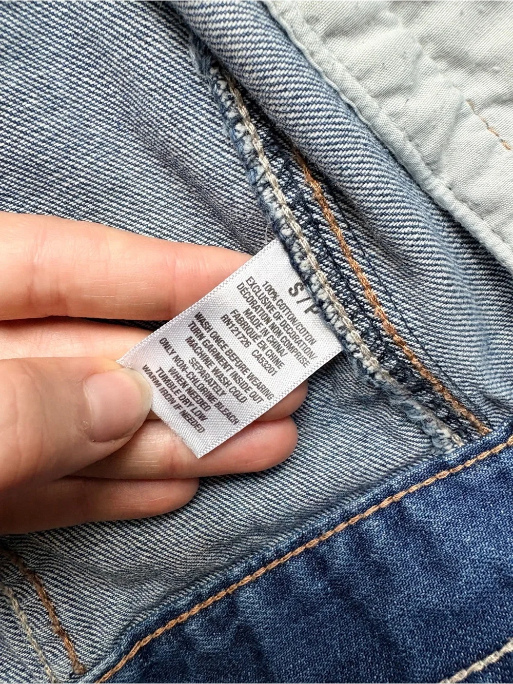 Aeropostale Cropped Blue Denim Jacket - Classic Jean Jacket